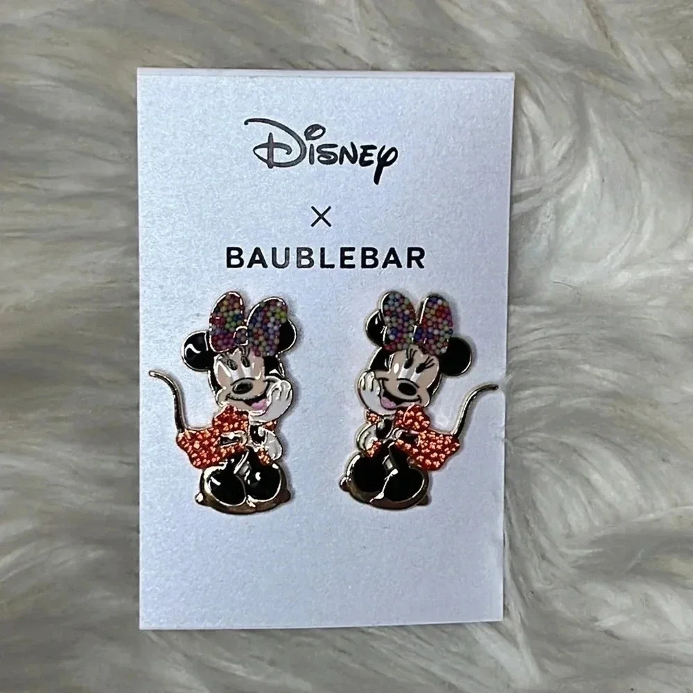 Baublebar Collab with Disney NEW Minnie Post Earrings